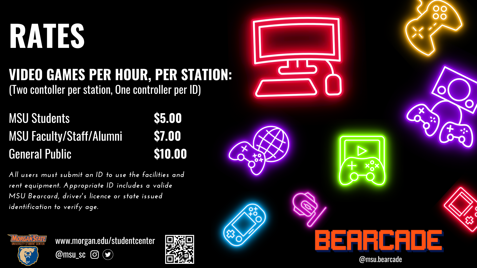 BearCade Recreation Center Membership & Rates
